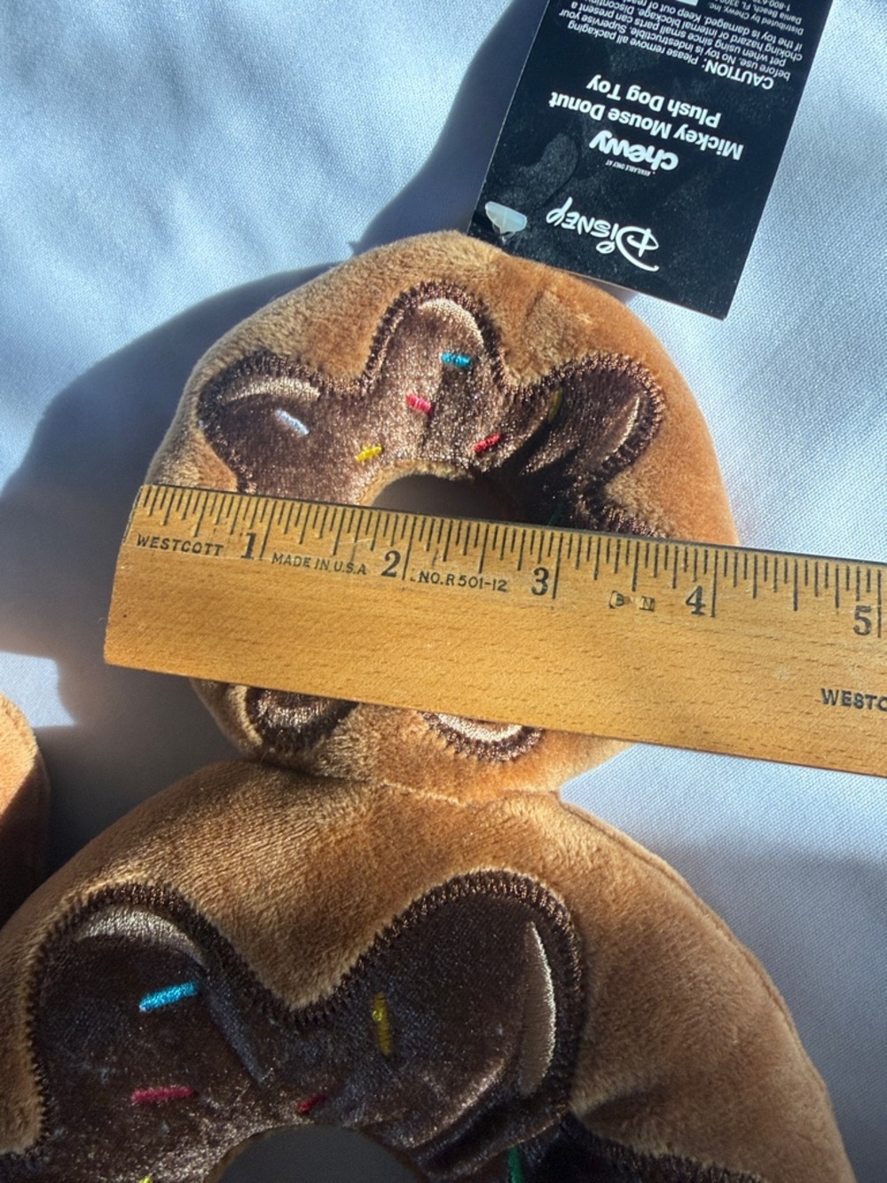 Disney Chewy Exclusive Plush Mickey & Goofy Donut Squeak & Crinkle Toy Set - Picture 13 of 14